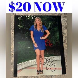 Carmen Electra Scary Movie Playboy Signed Autograph 8x10 Celebrity Photo